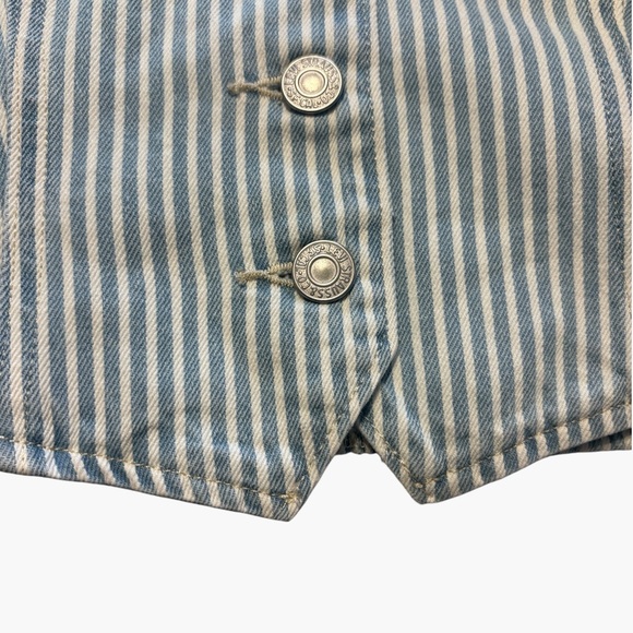 Levis Bria Woman's Denim Corset Halter Top Size Large Festival Summer Party NWT - Picture 6 of 12